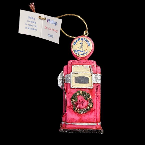 Marathon 2002 Christmas Ornaments Set of 4 Andy Phillip Joyous Holly w/Tags - Picture 7 of 10